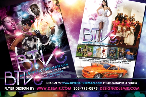 Photography and Video Production Flyer design